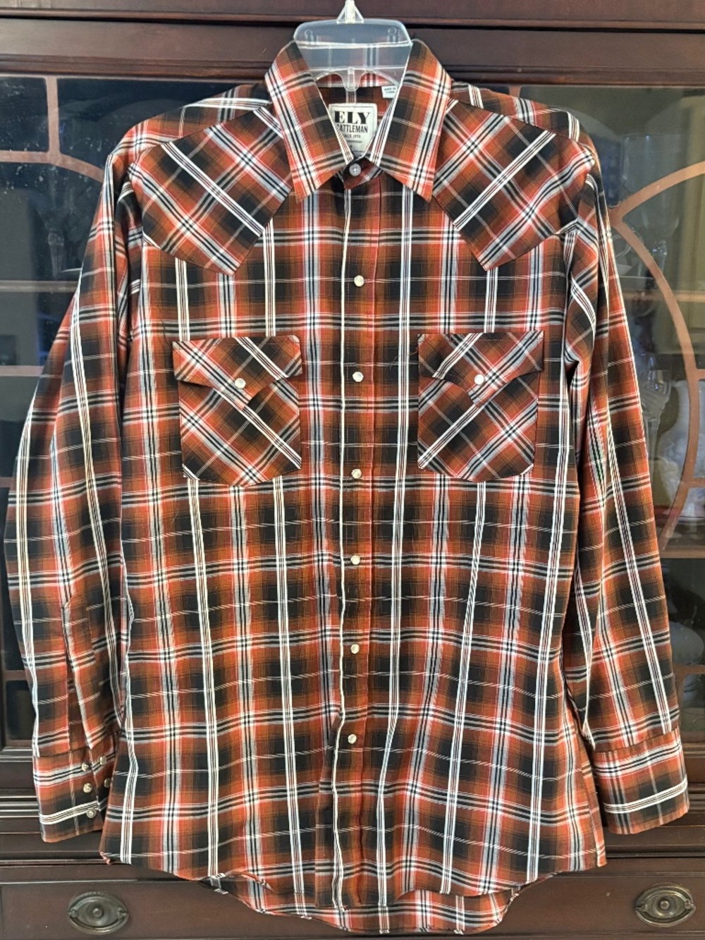 Ely Cattleman Men Long Sleeve.Med.